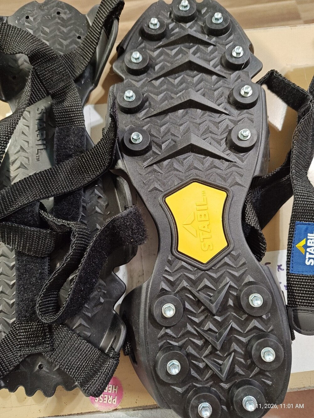 Stabilizers MAXX Heavy-Duty Traction Cleats Safety in Ice & Snow 1 pair xXL